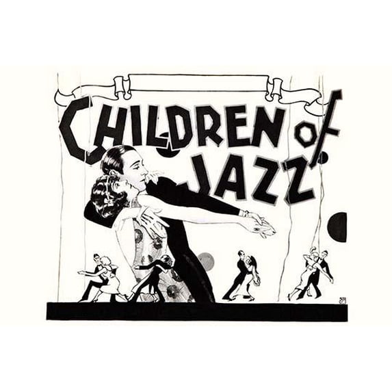 Children of Jazz-Fine Art Canvas Print (20" x 30")