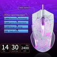 thumbnail image 5 of Professional LED Optical 6 Button USB Gaming Mouse Mice for gamer Adjustable DPI Switch Function - Black, 5 of 8