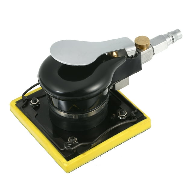 Amoladora Lijadora neumática de órbita aleatoria lijadora de aire lijadora de Palma para el cuidado de la pintura del coche amoladora de madera de eliminación de óxido 100x110mm 1 1