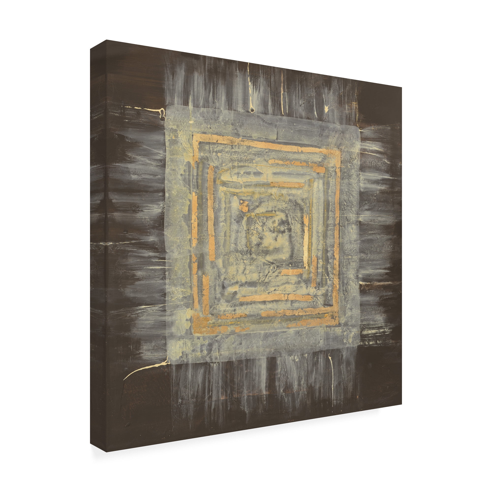 Trademark Fine Art 'Gold Tapestry I' Canvas Art by Albena Hristova
