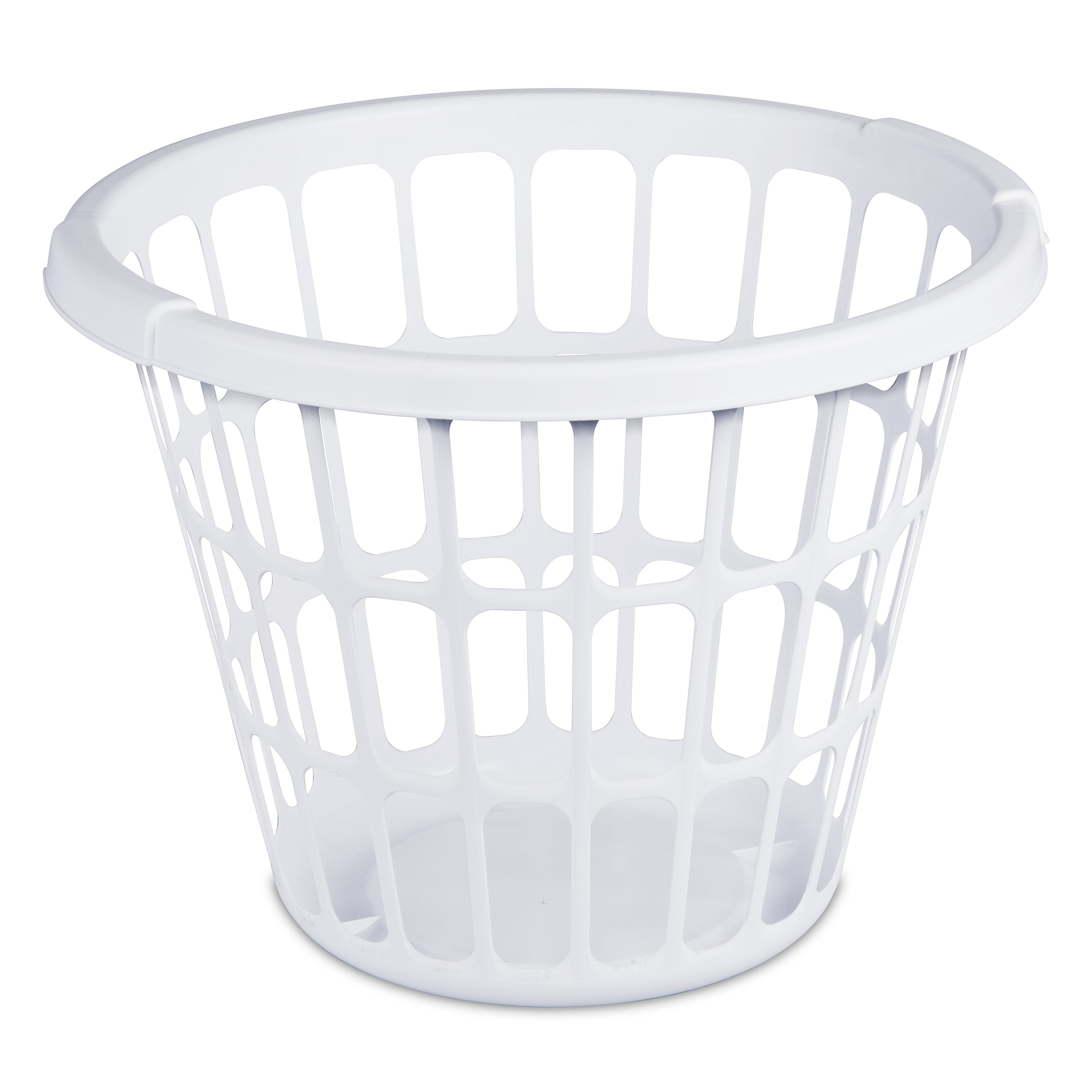 very small round plastic laundry baskets