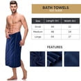 thumbnail image 2 of Utopia Towels 4 Pack Premium Bath Towels Set, 27 by 54 Inches, 100% Ring Spun Cotton 600GSM, Lightweight and Highly Absorbent Quick Drying Towels, Perfect for Daily Use, Navy, 2 of 9