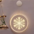 thumbnail image 1 of Wzzjkit Christmas String Lights Christmas Decorative Lights Neon Lights LED Light Strings Suction Cup Hanging Lights Acrylic Pendants Room Atmospheres Colored Lights Christmas Lights, 1 of 8