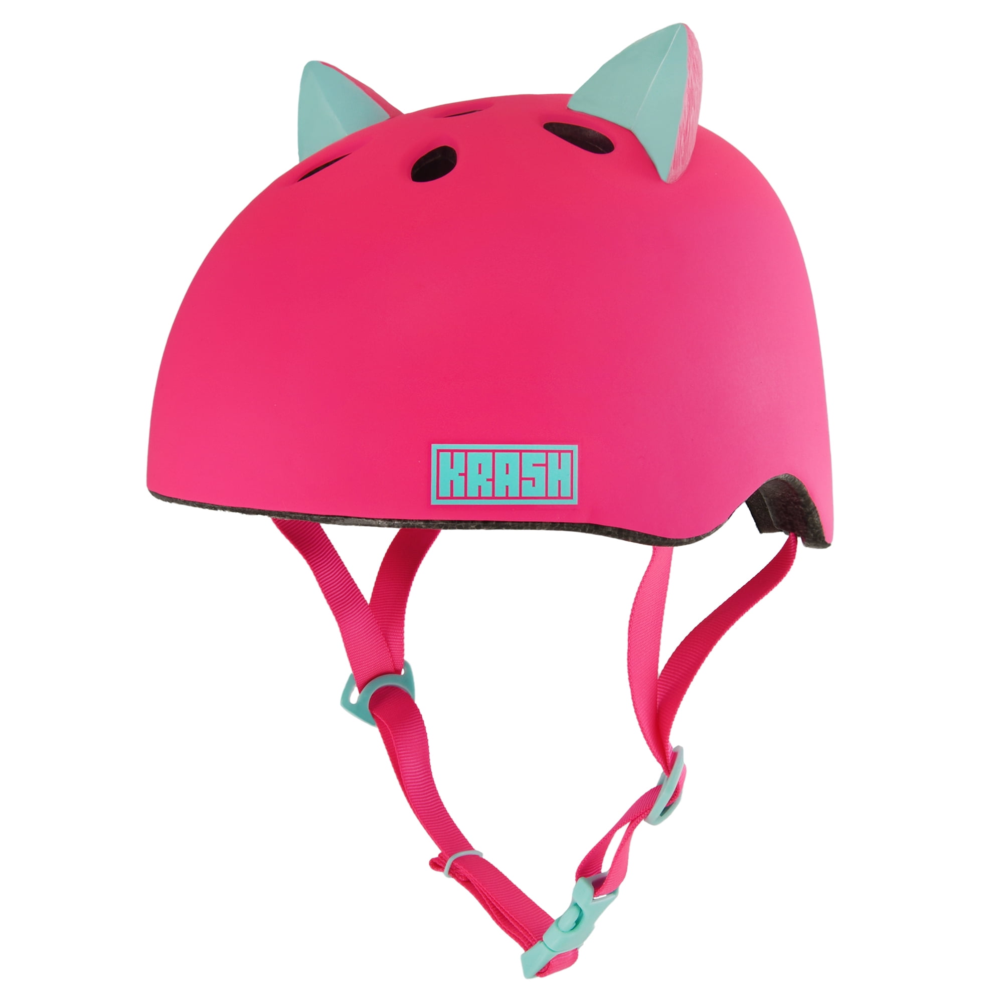 Details about   Krash Bright Meow Pink/Teal Helmet Youth 8+ 54-58cm 