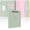 Olive Green, variant on Clipboard Binder with Dividers,1 Inch Linen 3 Ring Binder with Clipboard on Front for Organizer, Clipboard Folder with Pocket, Labels Office Supplies OliveGreen
