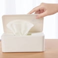 thumbnail image 5 of Household Dustproof Wet Wipe Storage Box Paper Tissue Storage Organizer Case Pink PP, 5 of 8