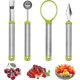 thumbnail image 1 of 4pcs Fruit Tool Set Fruit Carving Knife Set Stainless Steel Fruit Tools DIY Kitchen Utensil Set Fruit Salad, 1 of 5