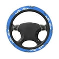 thumbnail image 2 of Lsque Bluey Pattern Elastic Stretch Steering Wheel Cover,Universal 15 inch, Microfiber Breathable Ice Silk, Anti-Slip, Odorless, Easy Carry, 2 of 7