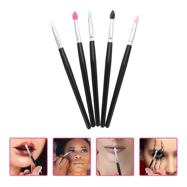 unbranded 5Ud Aplicadores De Y Labial Cepillo De Silicona Para Uso Cosmético