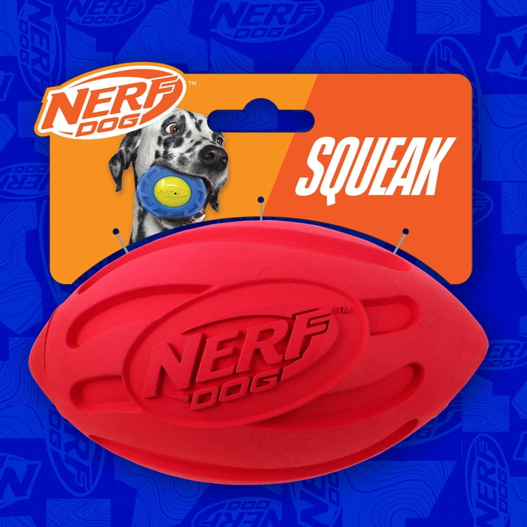 Nerf Dog Wave Squeak Football Dog Toy, 5.5 inch - Walmart.com