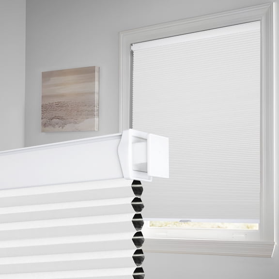 No Drill No Tools Blackout Cellular Shades Cordless, Honeycomb Blinds For Window, Easy Install No Screws Thermal Insulated Noise Reduction Cellular Blinds For Home