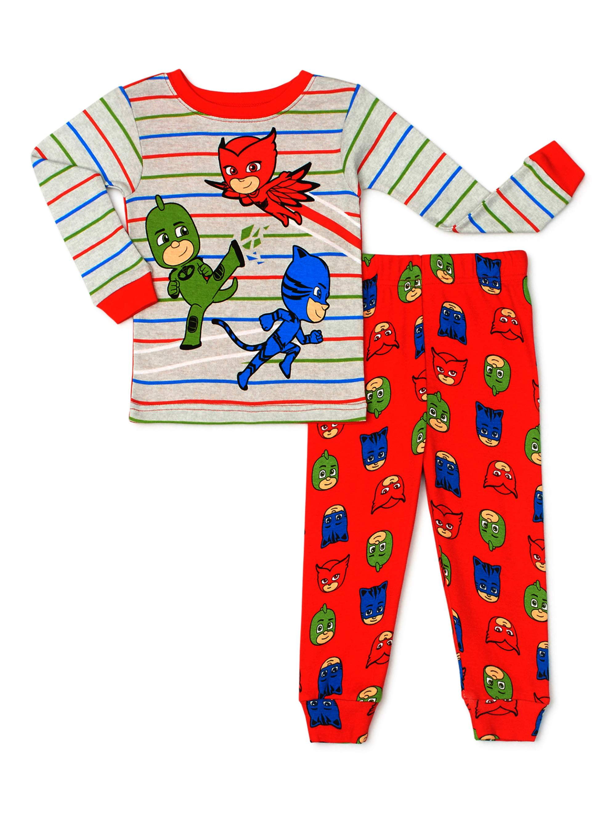 Boys Pajamas Cotton Long Sleeves Toddler Clothes Fish Kids Pjs Sleepwear 2 Piece