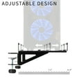 thumbnail image 6 of VIVO Clamp-on Adjustable Deskside Gaming PC Holder with Wall Mounting Option, 6 of 8