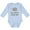 AE-Light Blue, variant on Inktastic My Daddy Loves Me Boys or Girls Long Sleeve Baby Bodysuit