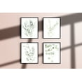 thumbnail image 5 of Haus and Hues Botanical Plant Wall Art Prints - Set of 4 Floral Plant Wall Decor | 8"x10" | Unframed), 5 of 6