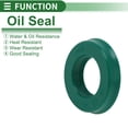 thumbnail image 3 of Anillo de Sello de Aceite Universal Labio UN de Unique Bargains 20x35x7mm Alta Presión TPU Verde 5 Pcs, 3 of 7