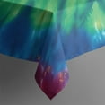 thumbnail image 5 of Colorful Rainbow Tie Dye Spiral Pattern Square Tablecloth,Waterproof Square Table Cover,Wipeable Spillproof Washable Table Cover for Home Kitchen Party Decor 52"x52"(132x132cm), 5 of 6