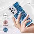 thumbnail image 2 of Comepatible with Samsung Galaxy A23 5g Case Glitter Sparkle Gold, Luxury Phone Case Samsung A23 5g Case Silicone Shiny Bumper Protective Case Anti-Scratch Cover (Blue), 2 of 14