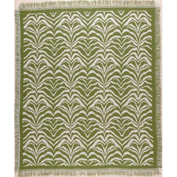 Simply Home Avocado Himalayan Afghan Throw Blanket 50" x 60"