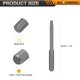 thumbnail image 2 of Uxcell 6pcs H2.5 Punta de destornillador hexagonal de 5/32" con vástago hexagonal de 45 mm/1.8" Longitud Punta magnética de cabeza hexagonal de acero S2 para reparación de precisión, 2 of 7