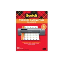 Scotch Thermal Laminating Pouches, 100 Count, 8.5" x 11", 3 mil Thick