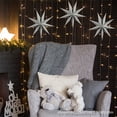thumbnail image 5 of Decoración de fiesta navideña, estrella de papel de nueve esquinas, cumpleaños, boda, escaparate, aula, lugar, escena, techo, accesorios para colgar en la pared, 5 of 5