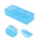 thumbnail image 3 of Ofertas Únicas 1 Pc Estuche para Pastillas de 3 Compartimentos Duradero para Viajes Azul, 3 of 6