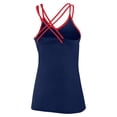 thumbnail image 3 of Women's Fanatics Navy Boston Red Sox Barrel It Up Cross Back V-Neck Tank Top, 3 of 3