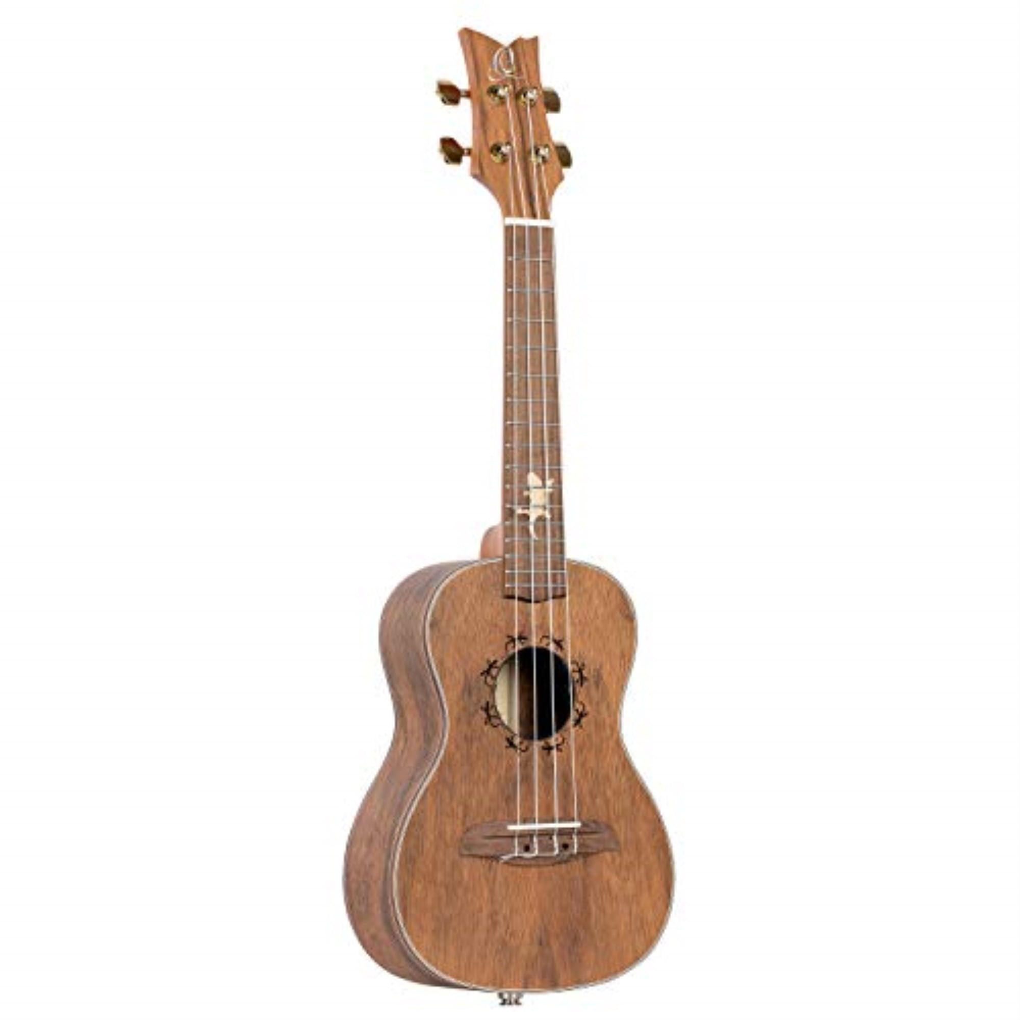 Ortega Lizard Series Lizard-CC-GBL Left-Handed Concert Ukulele Natural
