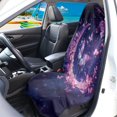 thumbnail image 3 of XYZCANDO Butterflies and Moon Sweating Car Seat Cover Cooling Microfiber, Compatible with Auto Interior Van, for Sedan Trucks SUV, 3 of 7