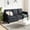 Dark Gray, variant on 84" Mid Century Modern 3 Seater Sofa Couch, Deep Seat Corduroy Upholstered Sofa with Armrests for Living Room, Bedroom & Apartment, Light Gray