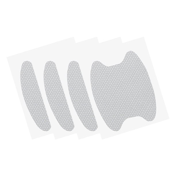 Película de manija de puerta de coche impermeable de fibra de carbono Universal, pegatinas duraderas para coche, Protector de manija de coche, Herramientas de reparación de automóviles Plata Speravity VI012532-02