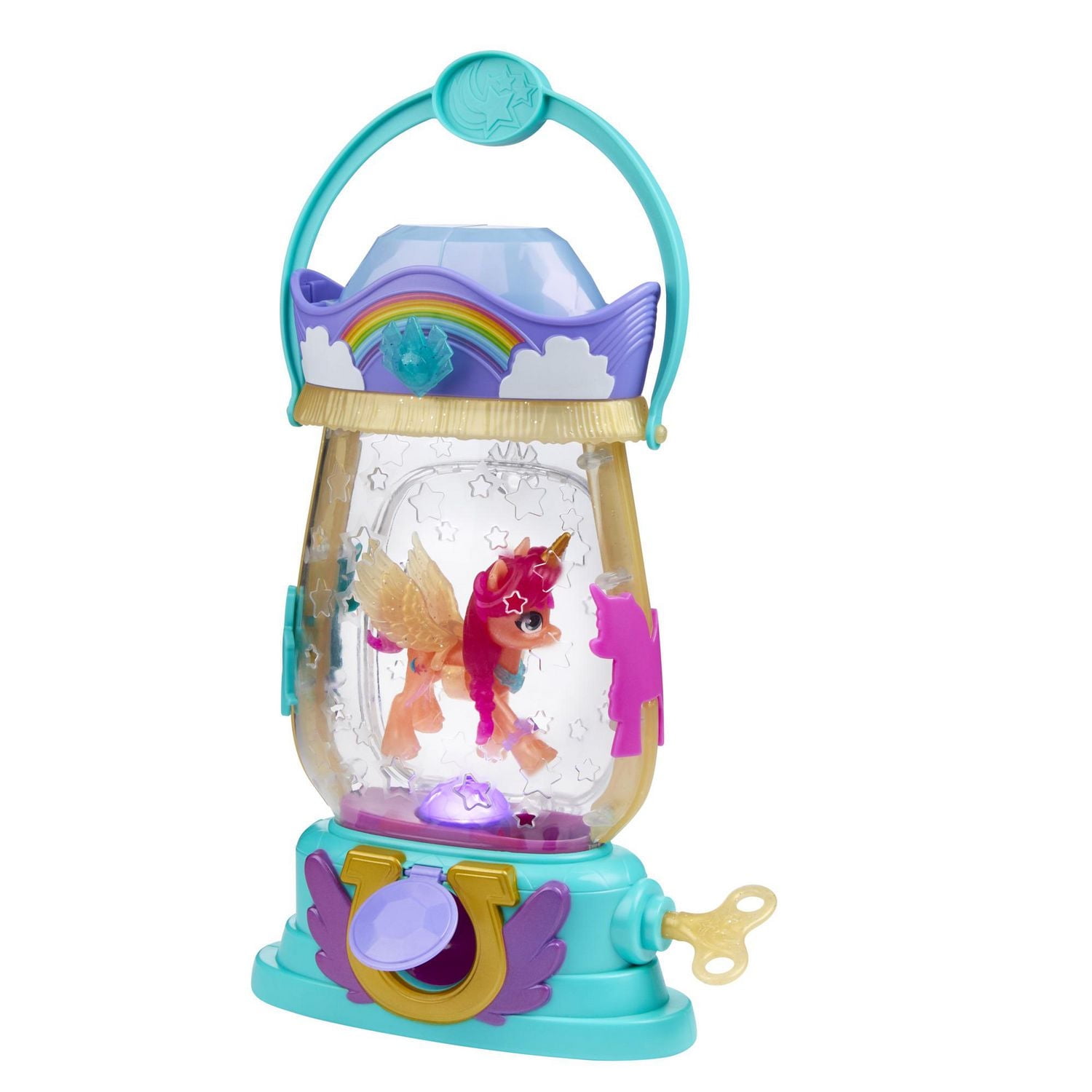My Little Pony: A New Generation, Lanterne magique Sunny Starscout, jouet lumineux avec 25 pièces, surprises à découvrir pour enfants