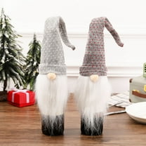 Masteelf Bottle Cover for Christmas Holiday Santa Claus Design Classic Style 1Pack 50X4.3in