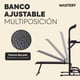 thumbnail image 5 of Mastery Brand Torre Gym Multifuncional, Banco Para Ejercicio Multiposiciones con Barra para Dominadas, Fondos, Pesas y Barra Olímpica, Kit de Gimnasio en Casa Ajustable, 6 Posiciones, 5 of 7