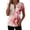 Pink Tops, variant on Htigea 1/4 Zip Pullover Tops for Women Floral Print Short Sleeve T Shirts Casual Loose Fit Summer Tees Navy S