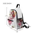 thumbnail image 3 of FORMRS School Backpack with Front Zippered Pocket 12" Student Travel Daypack, Strawberry Ice Cream Pattern, 3 of 6