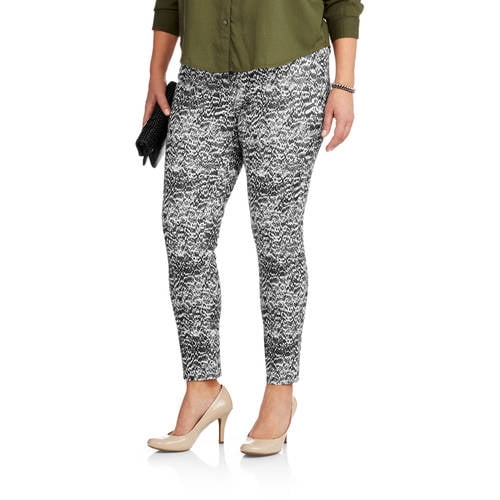 Faded Glory - Women's Plus-Size Printed 