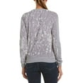 thumbnail image 4 of Romeo and Juliet Couture GREY Women's Velvet Sweatshirt, US Small, 4 of 4