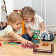 thumbnail image 2 of Luz de noche de puente de arcoíris personalizada para niñas, regalos de cumpleaños de Navidad para niños personalizados, luz de noche de acrílico, decoración de guardería de bebé personalizada, lámpar, 2 of 6