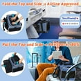 thumbnail image 2 of Top and Side Expandable Pet Carrier 18x13x9.5 Inches Southwest Airline Approved, Soft-Sided Carrier for Small Cats and Dogs with Locking Safety Zippers and Anti-Scratch Mesh(Blue), 2 of 15
