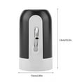 thumbnail image 5 of Electric Drinking Water Bottle Pump Portable LED Light Bottled Water Pump USB Rechargeable Dispenser for Home Office(Black), 5 of 9