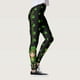 thumbnail image 4 of MKLEKYY Leggings de compresión para mujer, pantalones verdes con estampado de buena suerte de Paddystripes para yoga, correr y gimnasio., 4 of 4