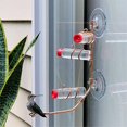 thumbnail image 1 of Comedero moderno para colibríes para colgar en la ventana con ventosa para la alimentación de pájaros en el jardín al aire libre, 1 of 5