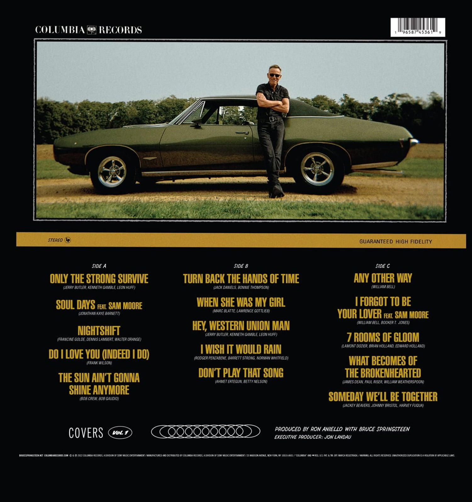 Bruce Springsteen Music Album - Only The Strong Survive