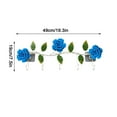 thumbnail image 4 of Bdday Vintage Flower Shaped Decorative Wall Hooks Rack Hangers for Hanging Clothes Coats Towels Keys Hats, 4 of 5