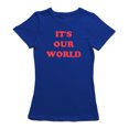 thumbnail image 1 of C'est Notre Monde T-shirt Graphique pour Femmes, 1 of 1