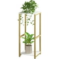 thumbnail image 1 of Support pour Plantes d'Intérieur, Coin, Haut, en Métal, Moderne, Étagère de Rangement pour Fleurs, Support pour Plantes pour Salon, Balcon, Jardin (Rond), 1 of 6