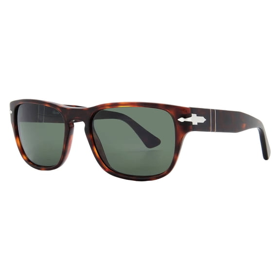 Persol Green Square Unisex Sunglasses PO3341S 24/31 55