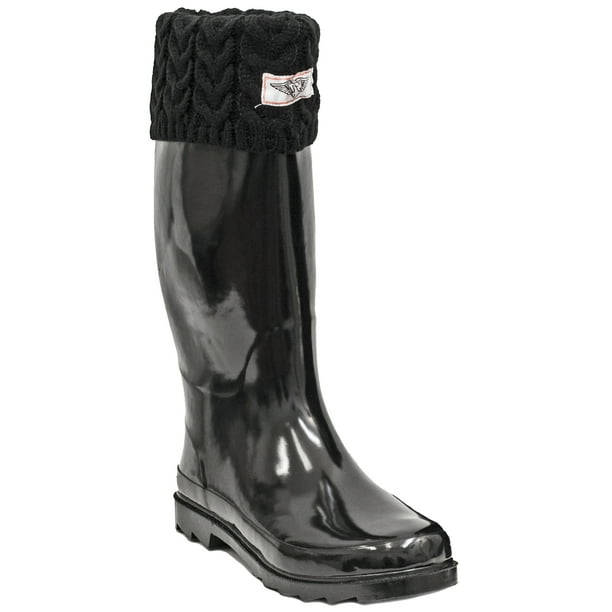 Forever Young - Women Rubber Rain Boots, Best Lined Boots for Rainy Day ...